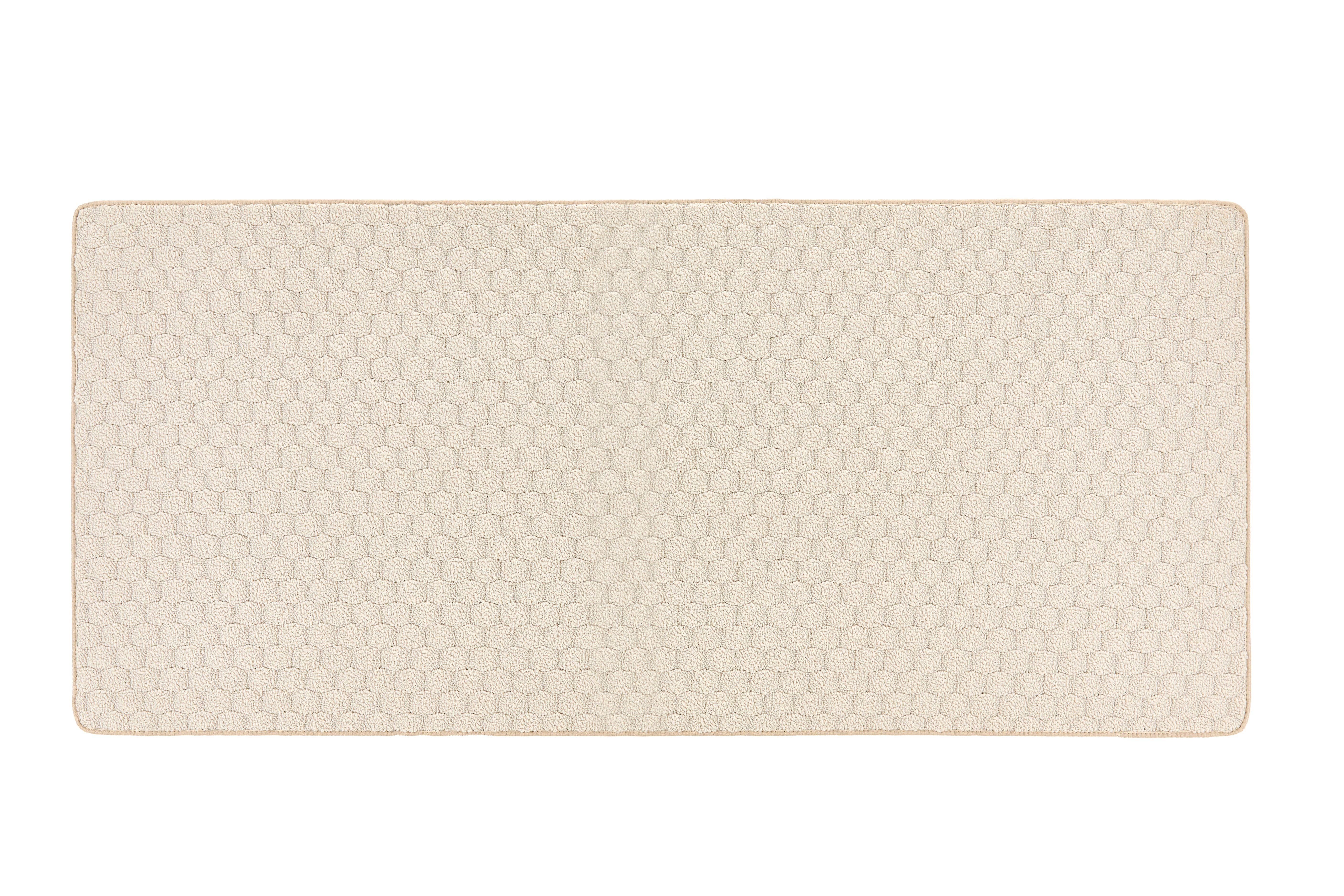 Phoenox Textiles – wholesale Floor mat – My Mat Sculptured Washable Honeycomb Ivory1