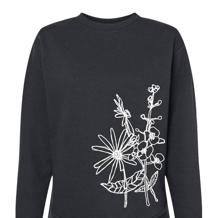Wildflowers : Women's Weekend Fleece for wholesale by Megan Lee Designs