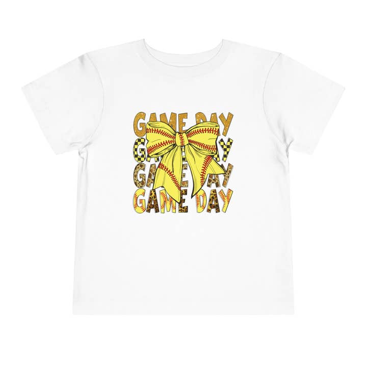 Softball Gameday Toddler Tee for wholesale by M2B Designs