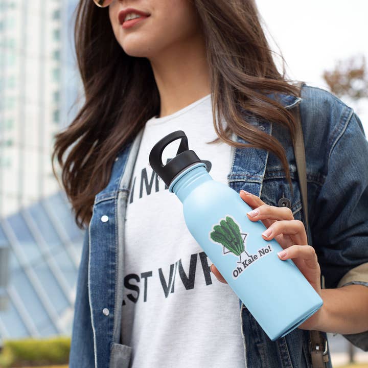 Punaballoo – Großhandel Aufkleber – Oh Grünkohl Nein! 3" Vinyl Grünkohl-Wortspiel-Aufkleber5