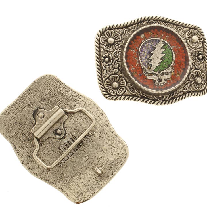 Ruba la tua fibbia per cintura Bloom, Made in USA, 2,45 pollici x 3,19 pollici per la vendita all'ingrosso da parte di HHH Designs