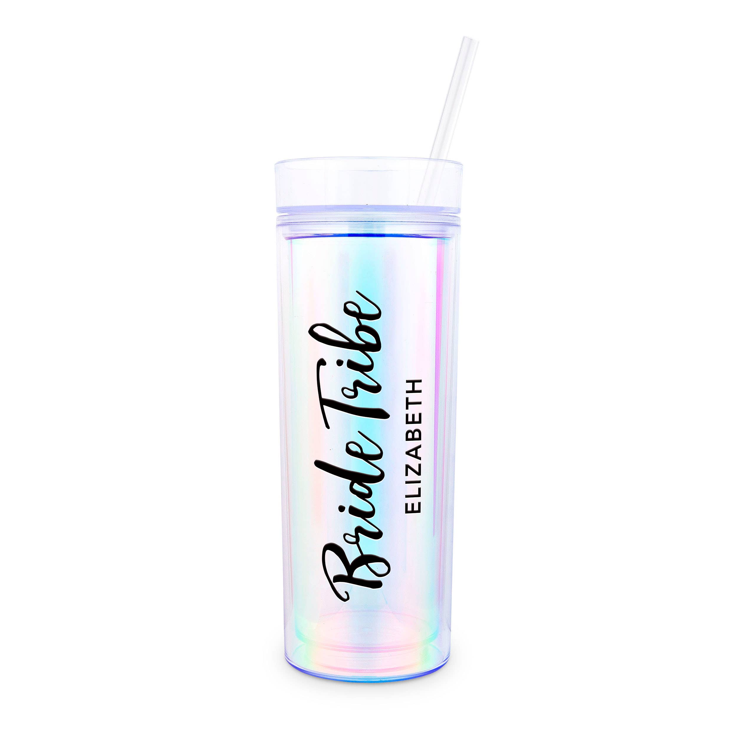 Weddingstar Inc. – wholesale Insulated mug/tumbler – 17 oz. Insulated Plastic Drink Tumbler - Bride Tribe2