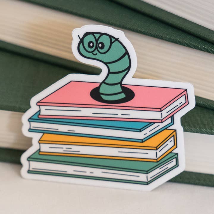 Bookworm Aufkleber für den Großhandel von Bona Fide Bookworm