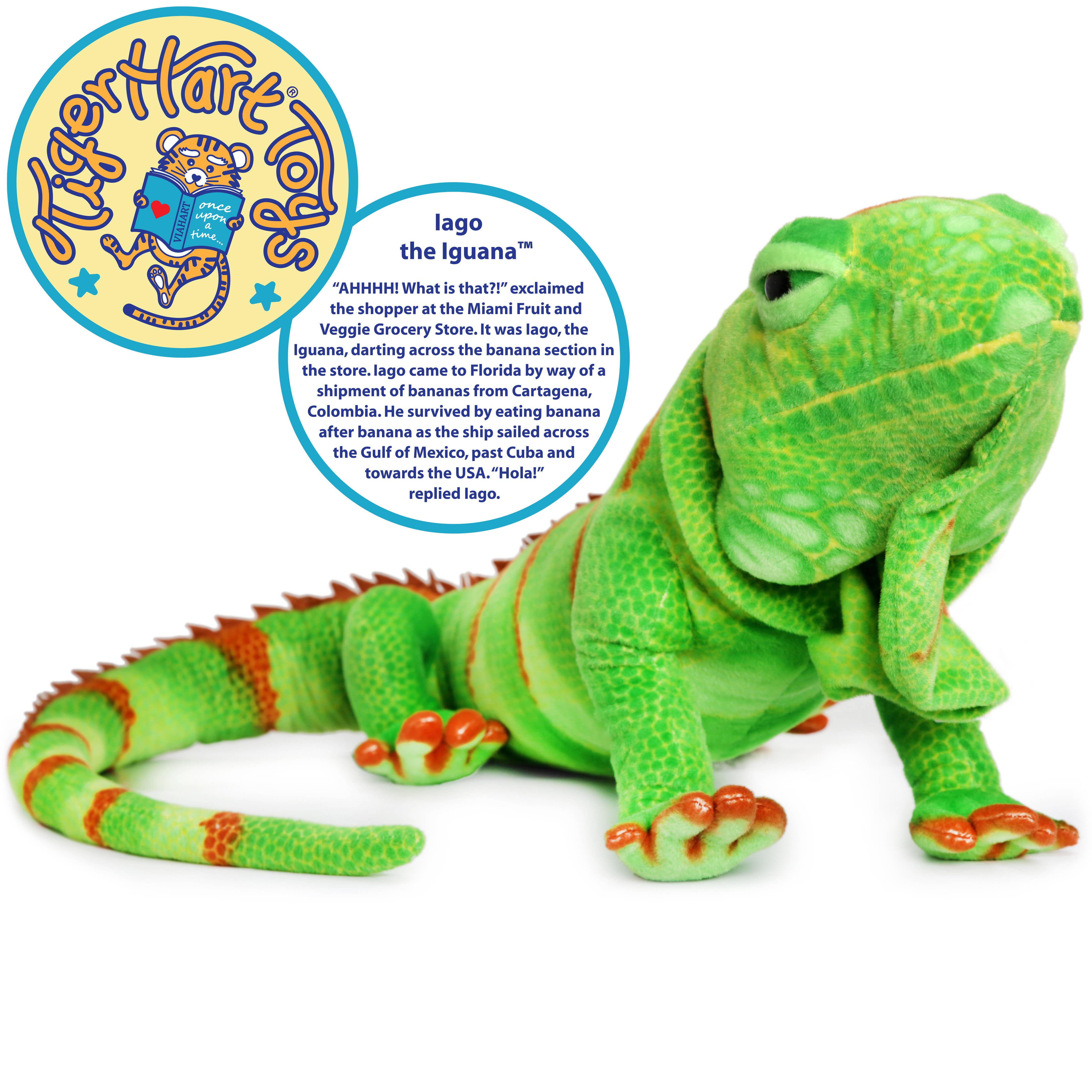 VIAHART Toy Co. - Wholesale Stuffed/Plush Toy - Kids & Baby - Ignacio The Iguana | 75 Inch Stuffed Animal Plush1