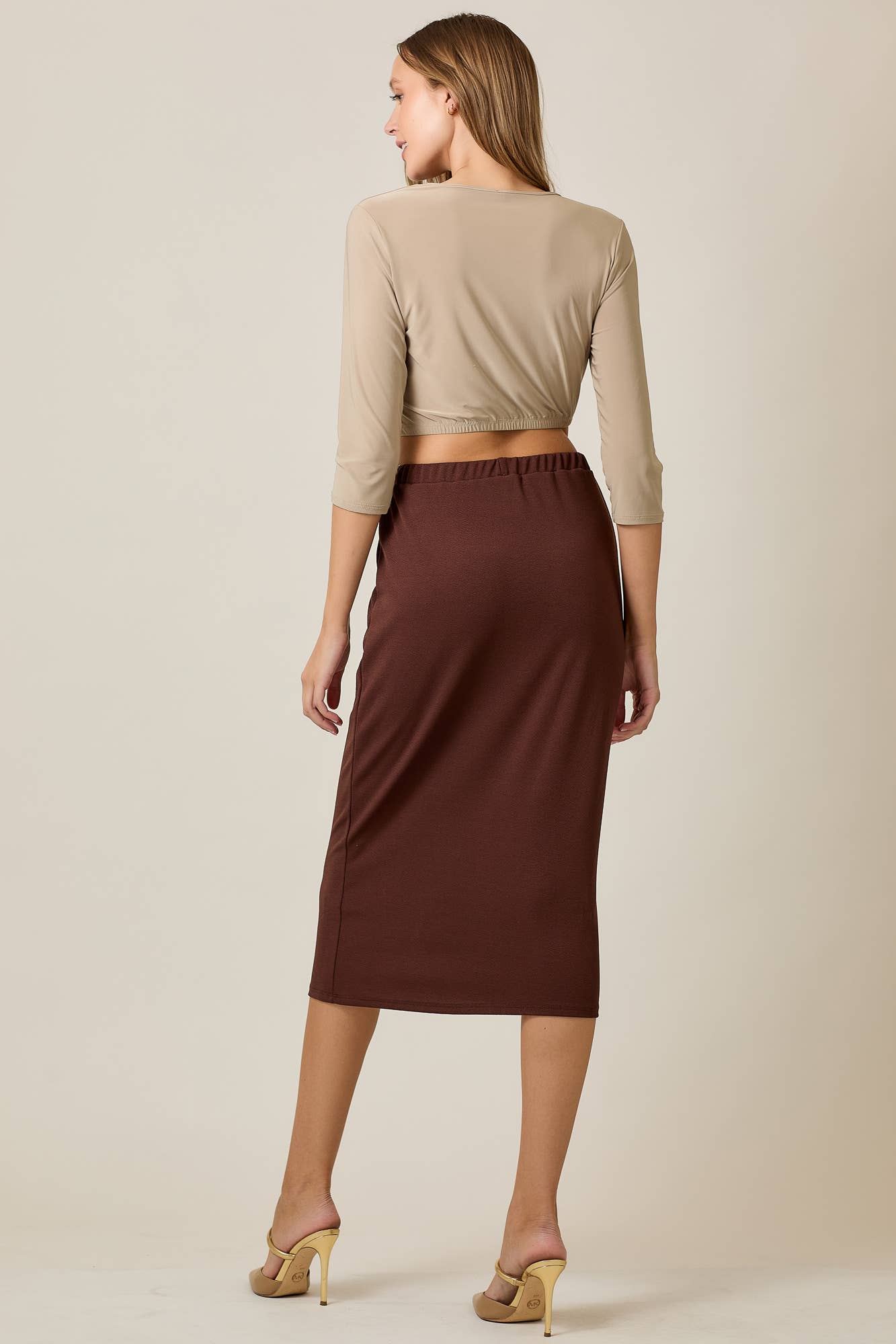 Celeste Clothing - Wholesale Skirt - Women's - KNEE LENGTH PENCIL SKIRT -MODEST 31-INCH  -CS337703