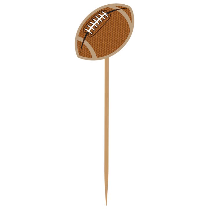 Tailgate Football Large Cocktail Picks/30pk for wholesale by Sophistiplate