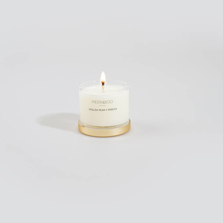 Meeraboo - Wholesale Jar/filled candle - Christmas Bauble Mini Gold Lid Soy Candle | Wholesale4