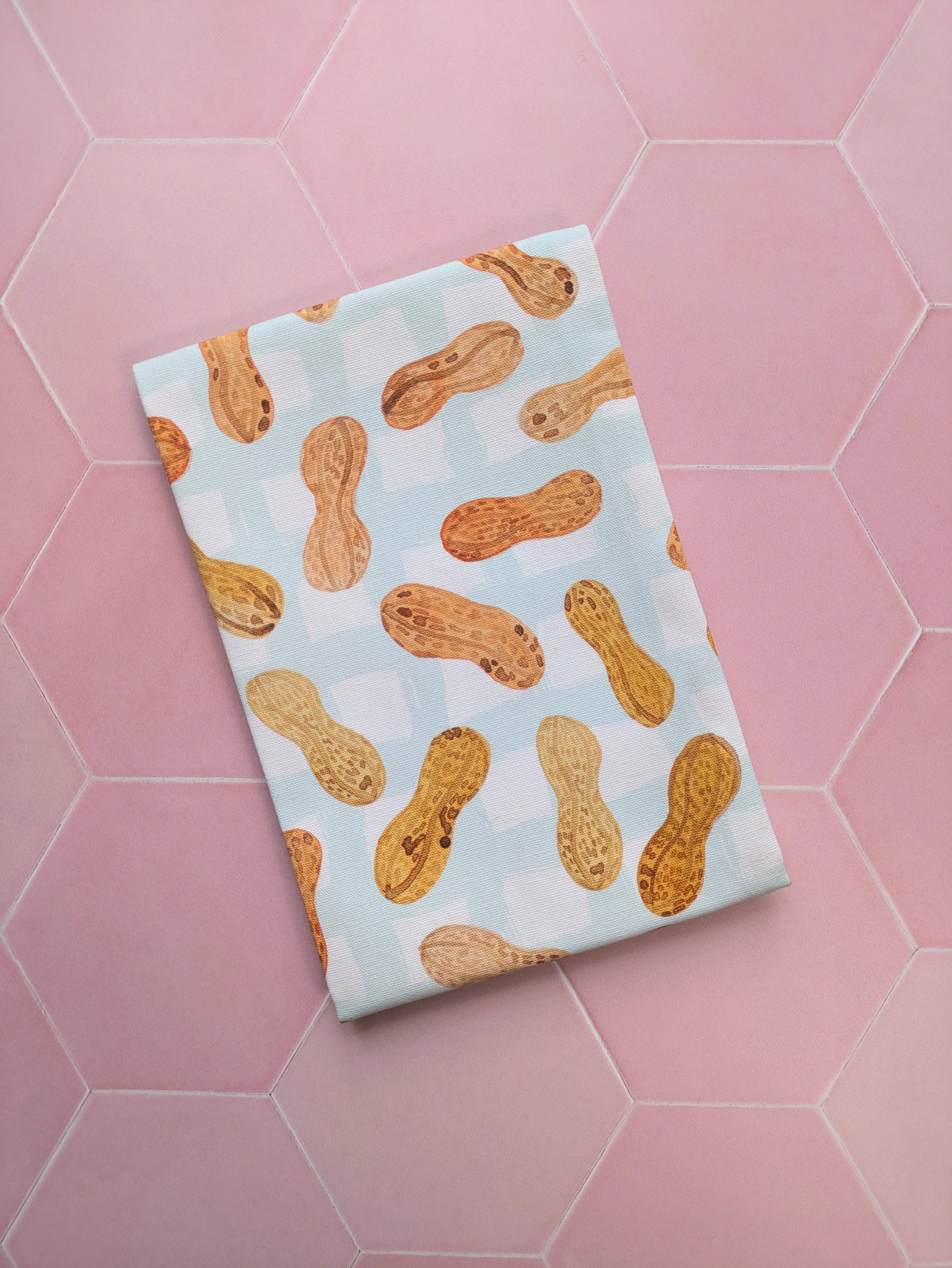 Natalie V. Mason - Wholesale Tea Towel - Dish Towel - Peanuts - Boiled peanut tea towel2