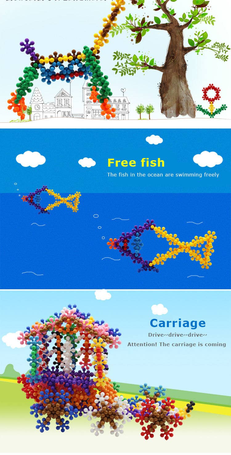 Infinite Basics - Wholesale Building Set - Kids - 200 Pieces 3D Interlocking Building Blocks STEM Toy27