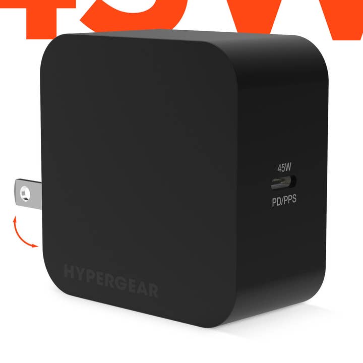 SpeedBoost 45W USB-C PD Laptop-Wandladegerät mit PPS für den Großhandel von HyperGear
