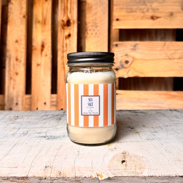 Surfs Up Candle - Wholesale Jar/Filled Candle - Sea Salt - Pool Collection2