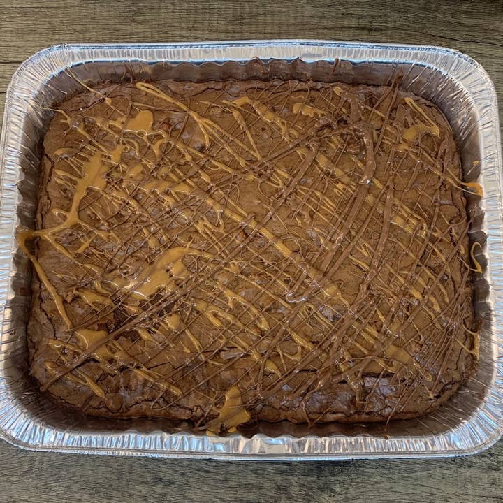 Caramel Pecan Brownie Sheet for wholesale by Pecans.com