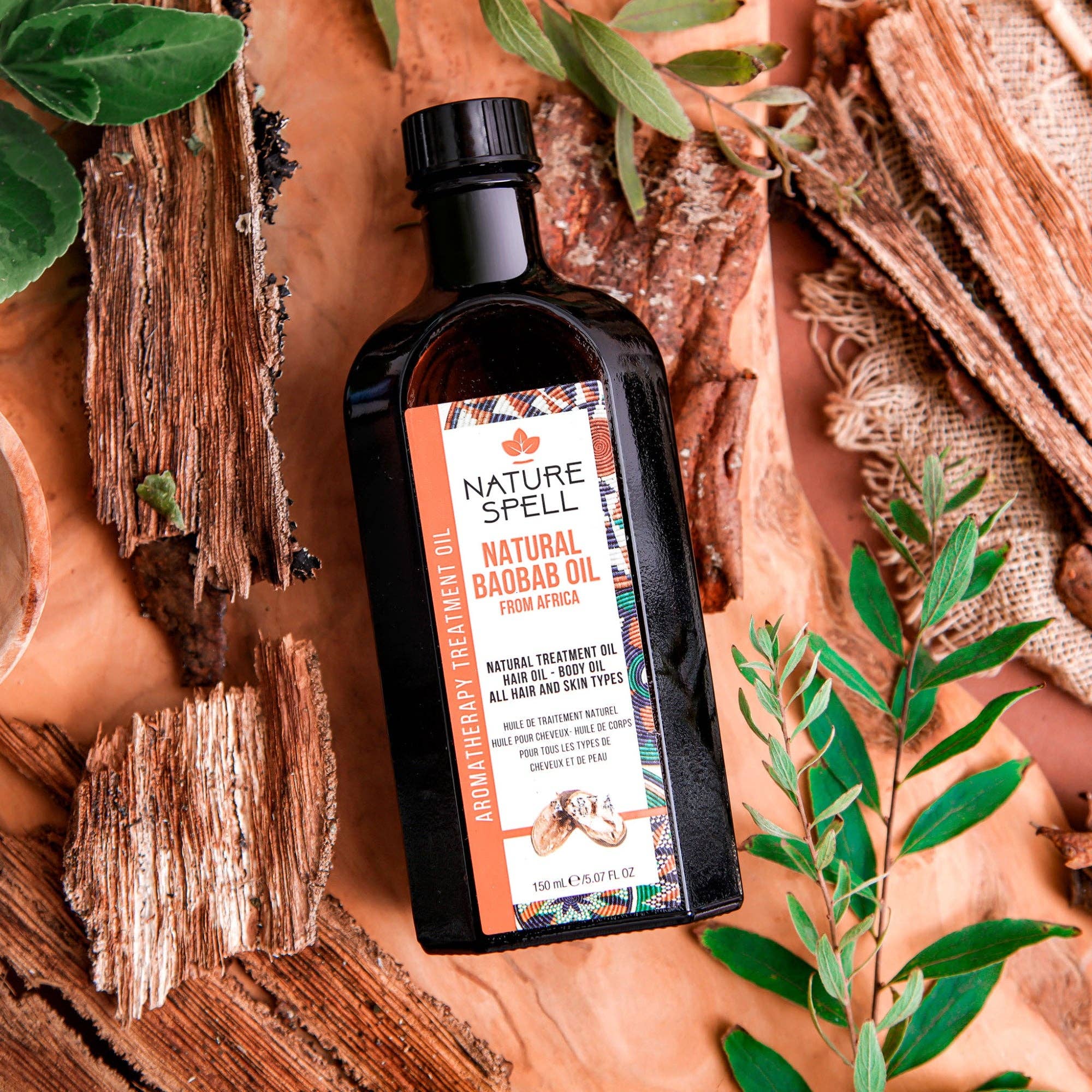 Nature Spell - Wholesale Bath/Body Oil - Nature Spell Baobab Treatment Oil For Hair & Body4