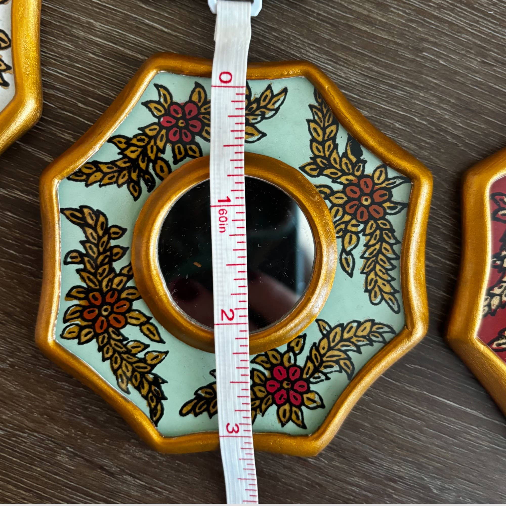 Zoe Artcrafts Corp. - Wholesale Wall Mirror - Handmade Decorative Peruvian Mirrors 3" - Home Decor12