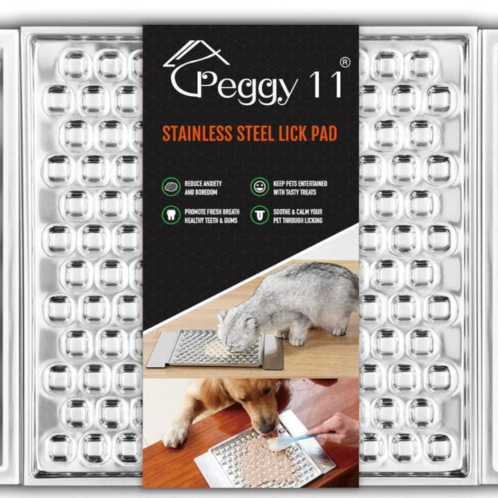 Lonestar Dog Treats - Wholesale Pet Bowl - Cat/Dog - PEGGY11 Durable Stainless Steel Lick Mat for Cat & Dog