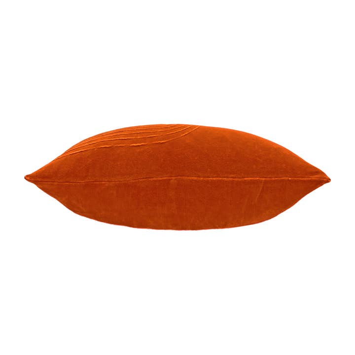 Mangata Soft Velvet Cushion Orange for wholesale on Faire2