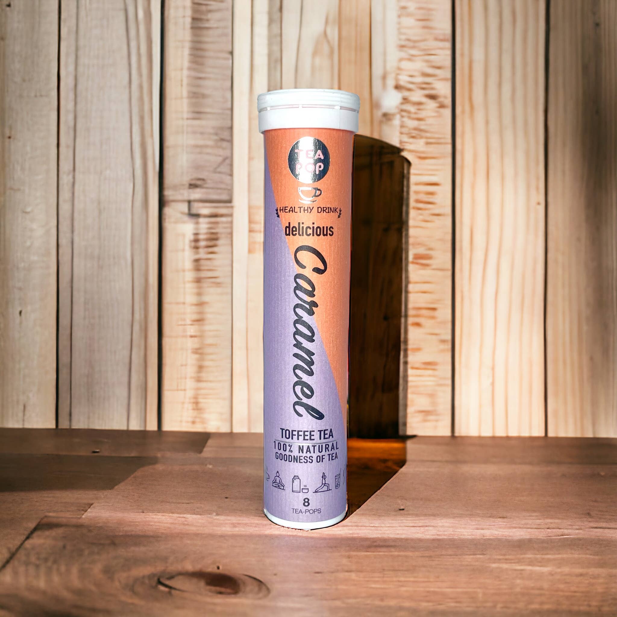 Northern Tea Company - Wholesale Health/Detox Tea - Caramel Tea-Pop | Indulgent Black Tea Blend | 8 Tube Tray2