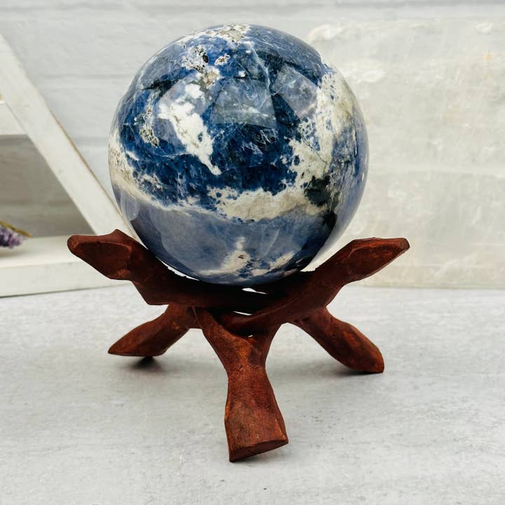 Rock Paradise - Wholesale Spiritual Stone/Crystal - Wood Cobra Crystal Stand - Cluster Holder - You Choose Size3