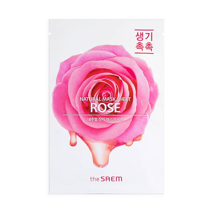 TRENDING CORPORATE – wholesale Skincare face mask – Natural Rose Mask Sheet 21ml - SH0061036150