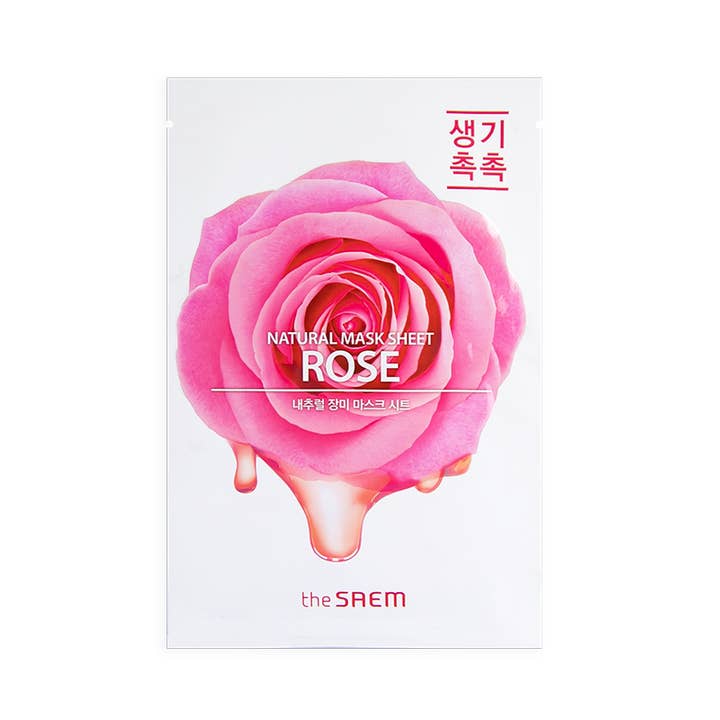 Natural Rose Mask Sheet 21ml - SH006103615 for wholesale by TRENDING CORPORATE