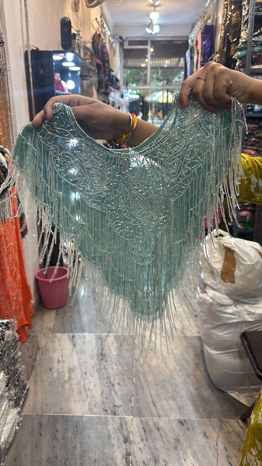 ACUS - Wholesale Bib Necklace - Jewel Neck Mint Green Essence