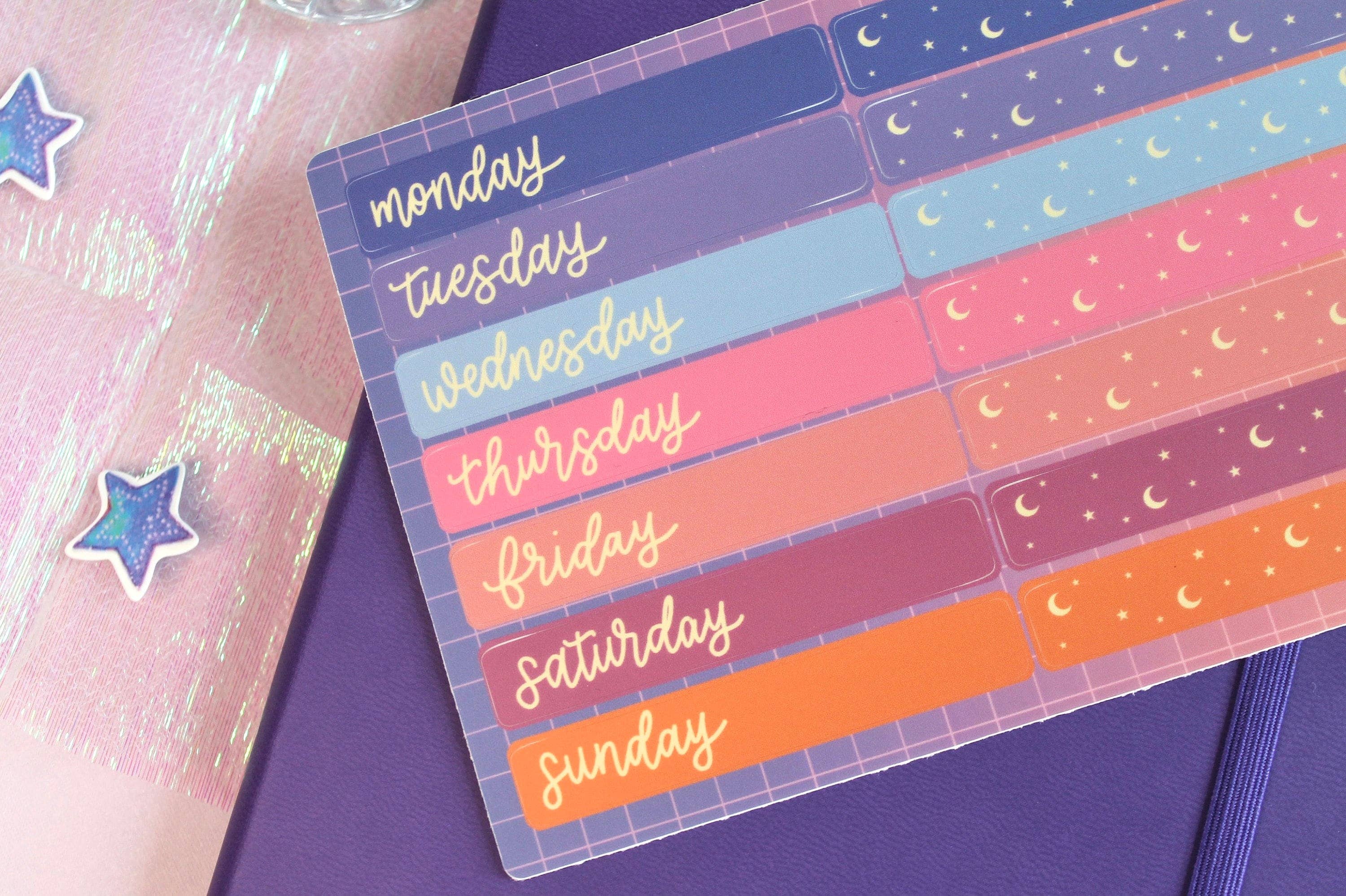Galloree Designs LLC - Wholesale Sticker - Planner-stickers, dagelijkse plannersticker, washi tape-stickers2