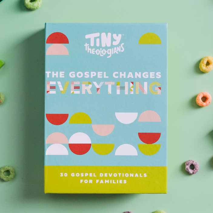 Tiny Theologians - Wholesale Learning Cards - Kids & Baby - The Gospel Changes Everything Family Devotional Cards0