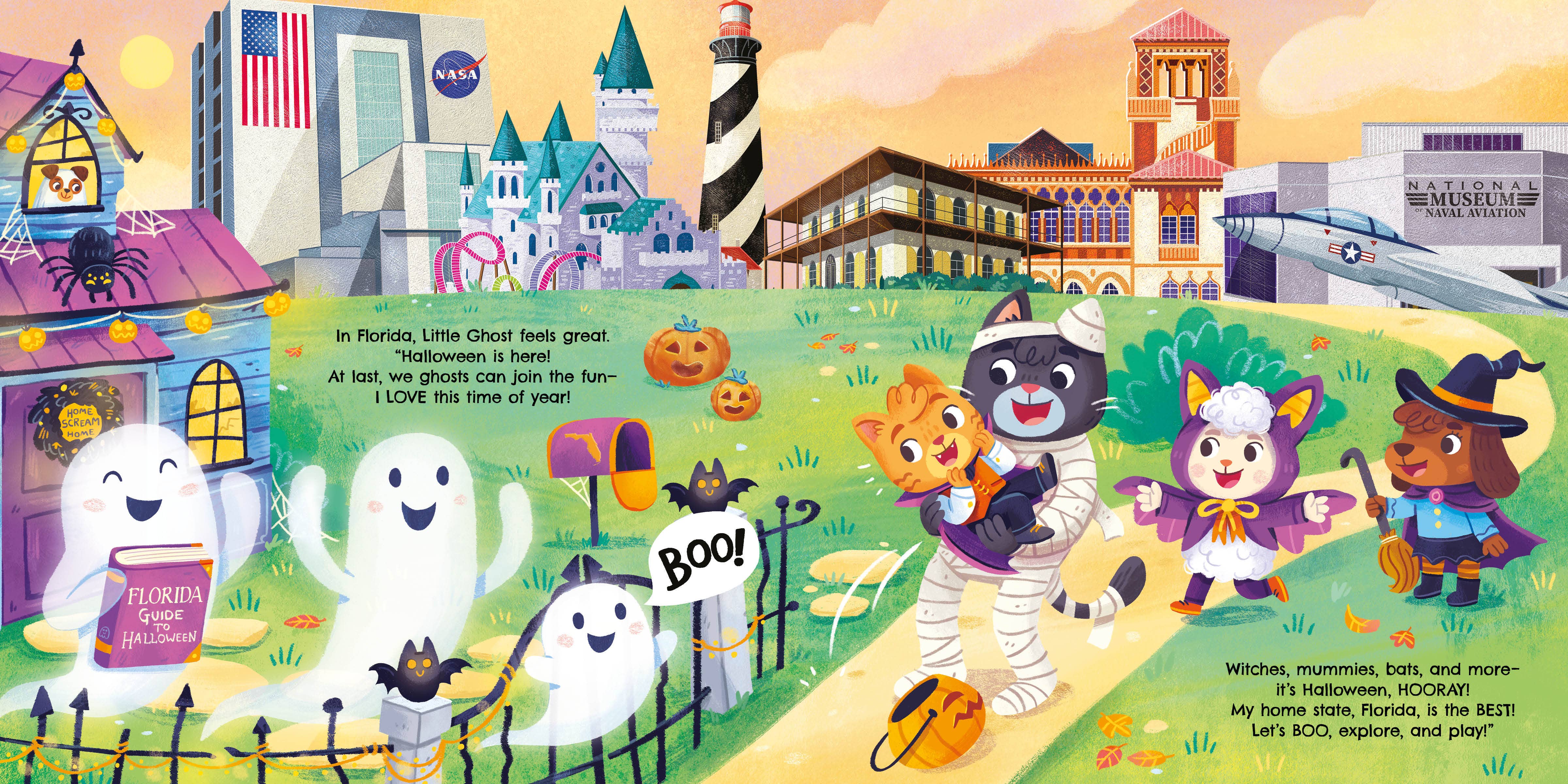 Sourcebooks - Wholesale Preschool Book (3-5) - Haunted Ghost Tour in Florida1