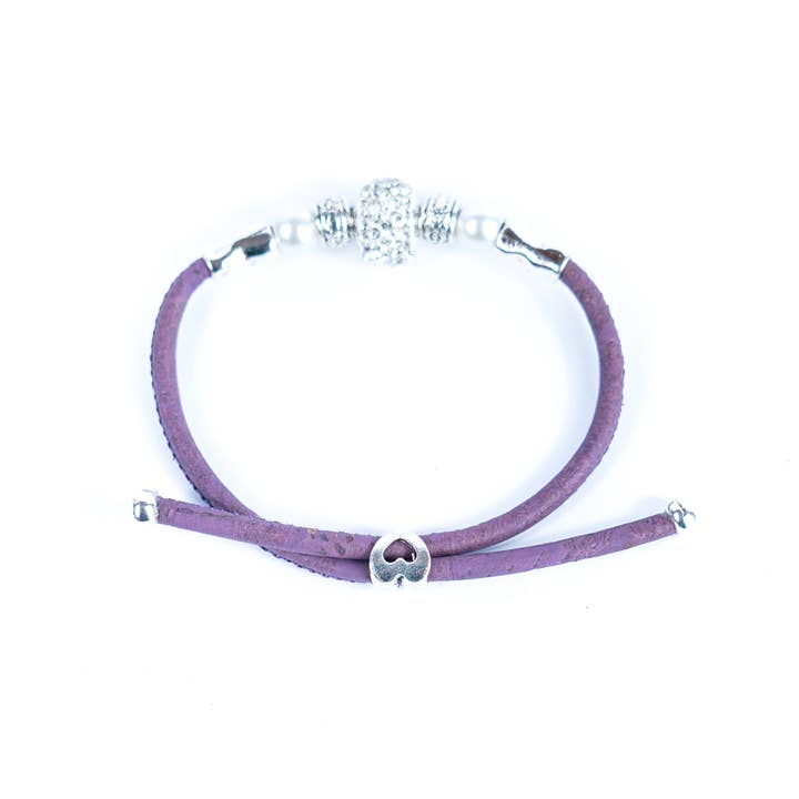 Meninas Bonitas Cork – Großhandel Armband mit Charms/Anhängern – handgefertigter Korkschmuck für Damen aus Portugal BR-465-MIX-6 (NEU)
