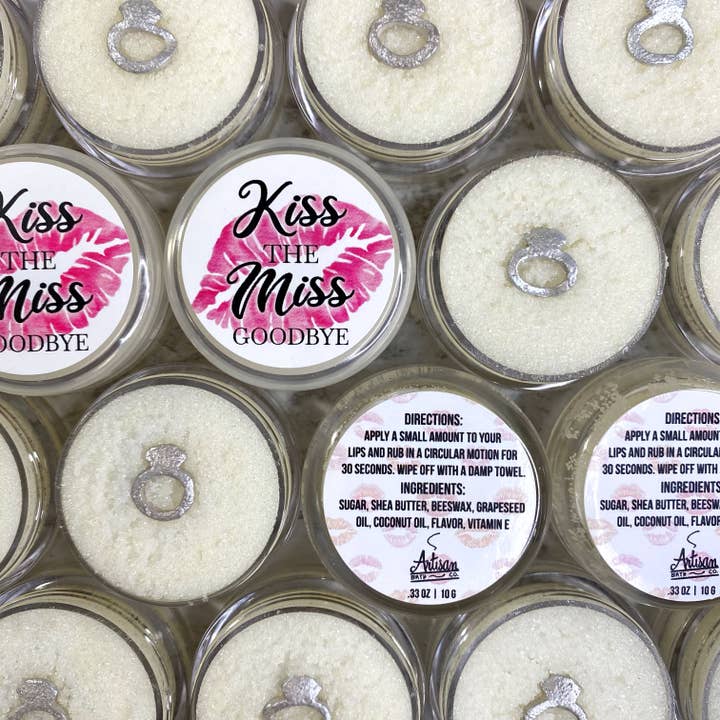 Bridal Shower Lip Scrub for wholesale by Artisan Bath Co.