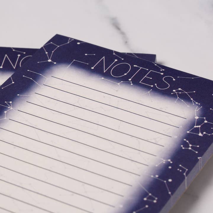 Constellation notepad for wholesale by Cepheid Studio