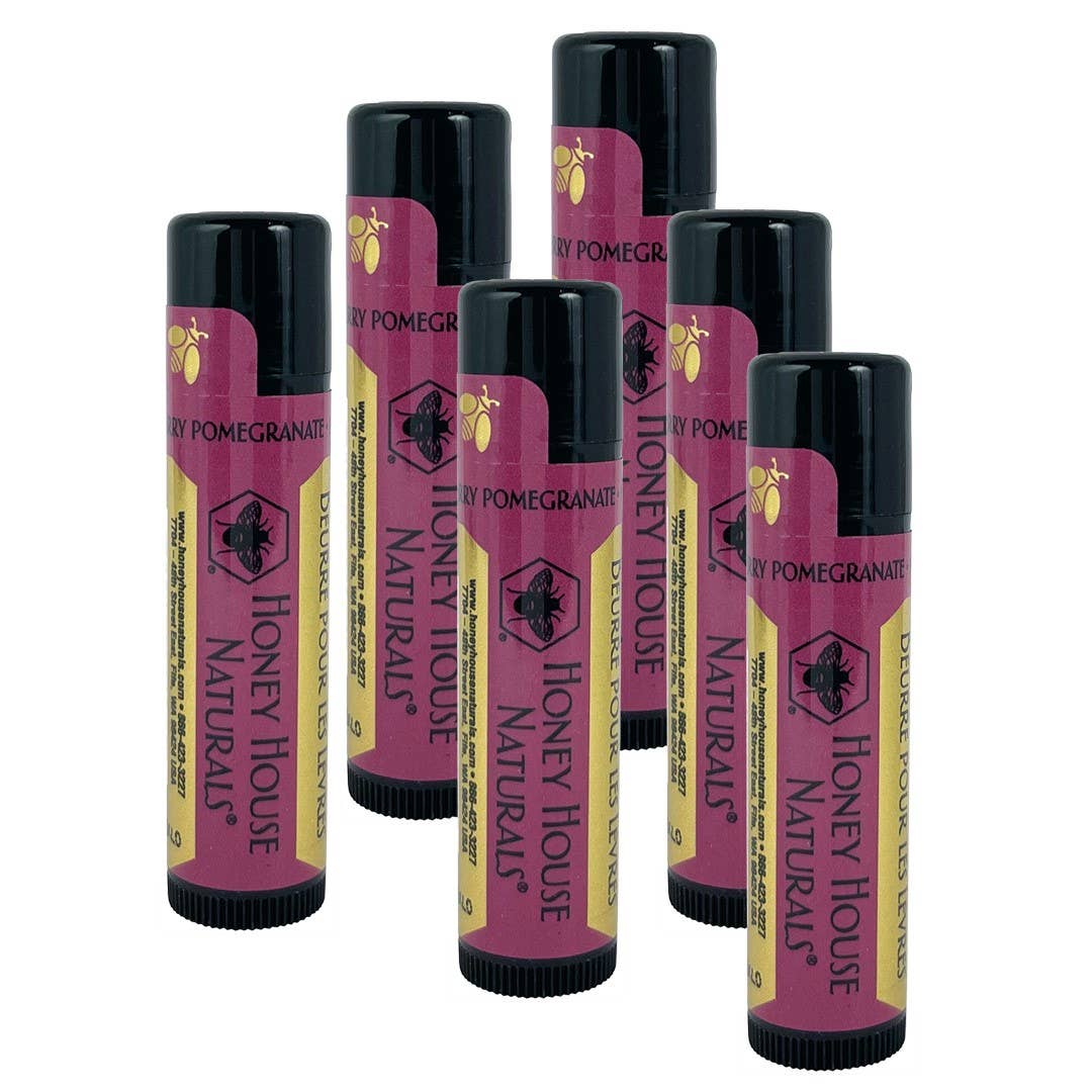 Honey House Naturals - Wholesale Lip Balm - Lip Butter Tubes - Sets of 6 8