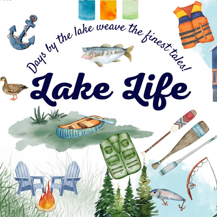 Vassoio da portata in acrilico - COLLEZIONE VITA SUL LAGO - GIORNI AL LAGO per la vendita all'ingrosso da parte di Thomas and Lee Company