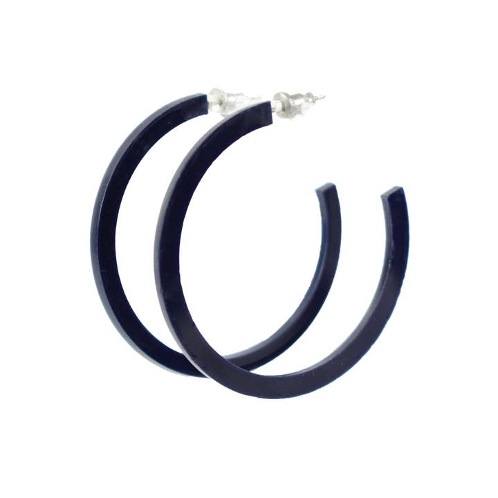 The Paper Dress – wholesale Hoop earrings – Colorful Lightweight Acrylic Hoop Earrings50
