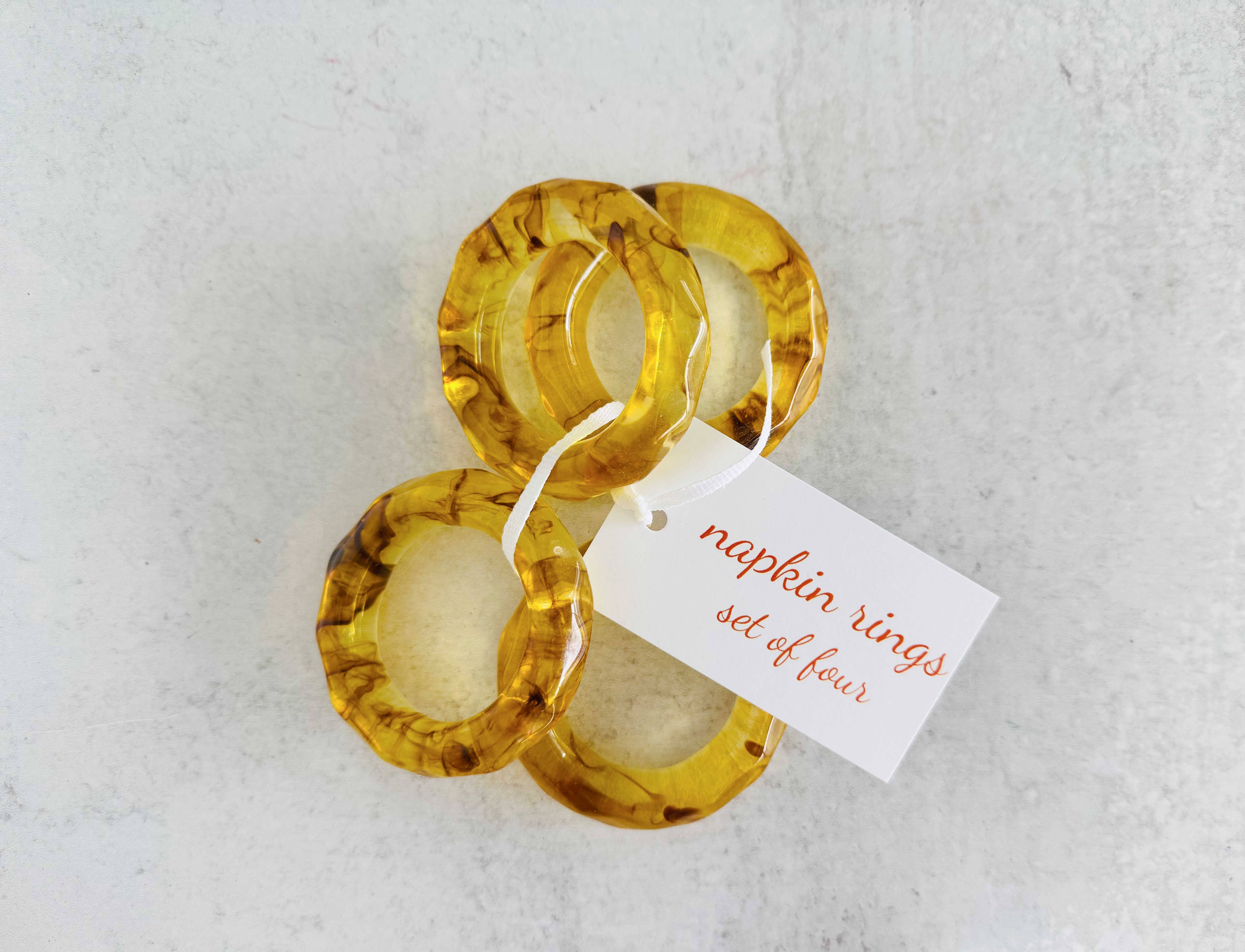 Dot and Army - Wholesale Napkin Ring - Element Napkin Rings- set of four1