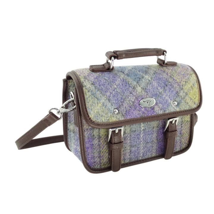 Glen Appin Of Scotland – Engroshandel Skuldertaske – Kvinder – LB1230 Harris Tweed 'Bervie' Mini Skuldertaske8