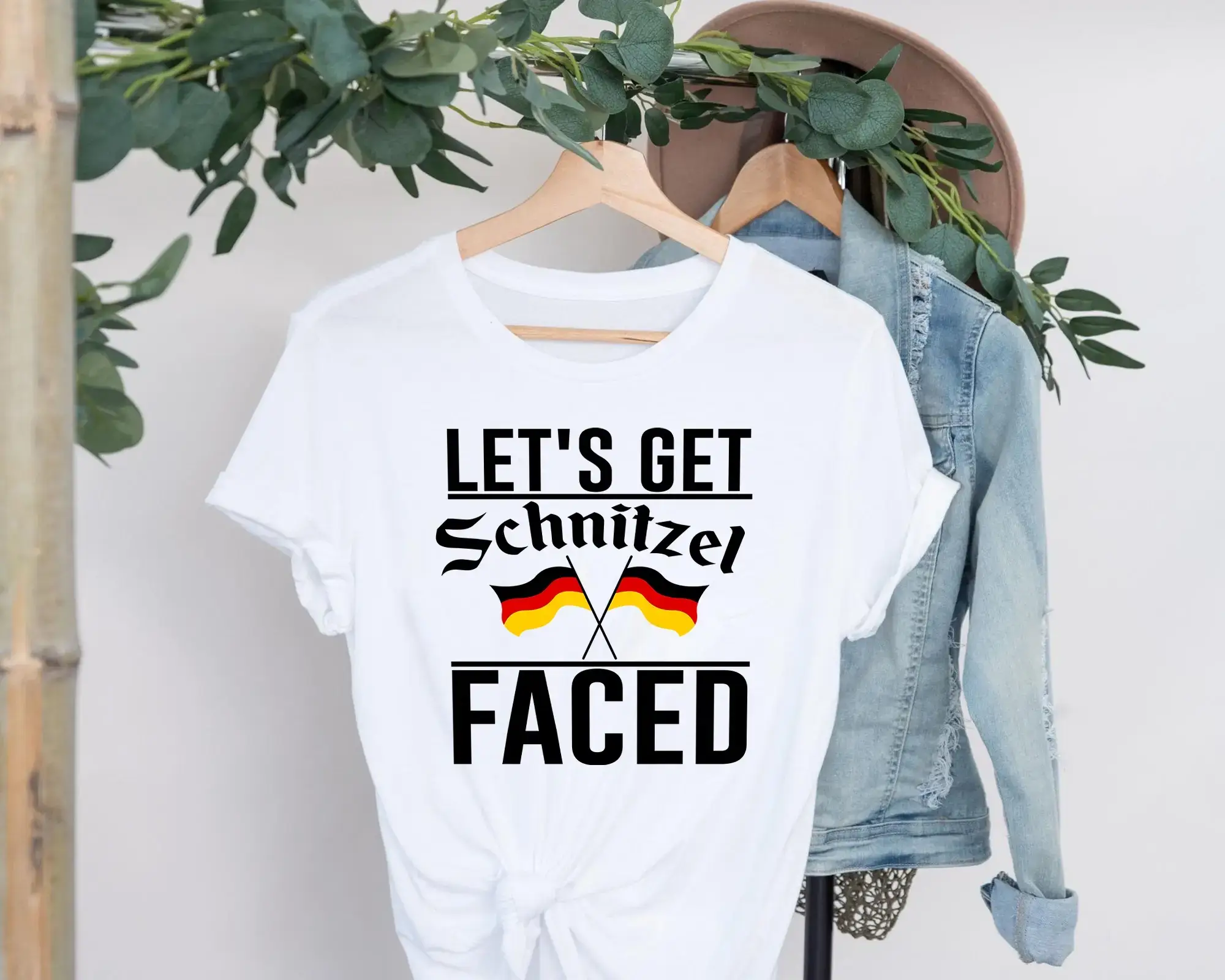 Vivtrek - Wholesale Screen Printed T-Shirt - Women's - Oktoberfest Funny Drinking Schnitzel Faced T-shirt1