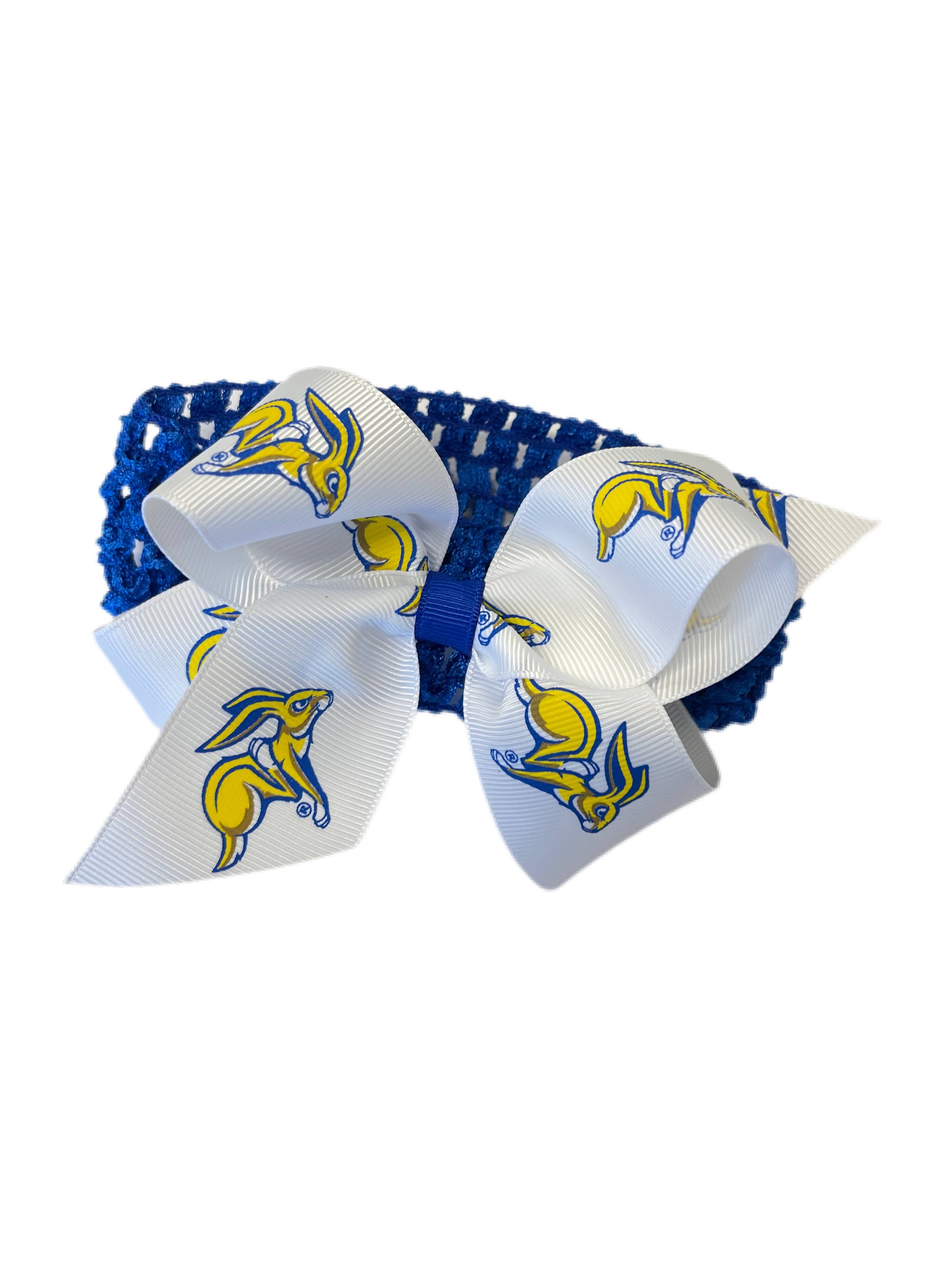 USA Licensed Bows and Accessories – wholesale Fashion headband – women's – Crochet Headband W/ Junior Bow #2617