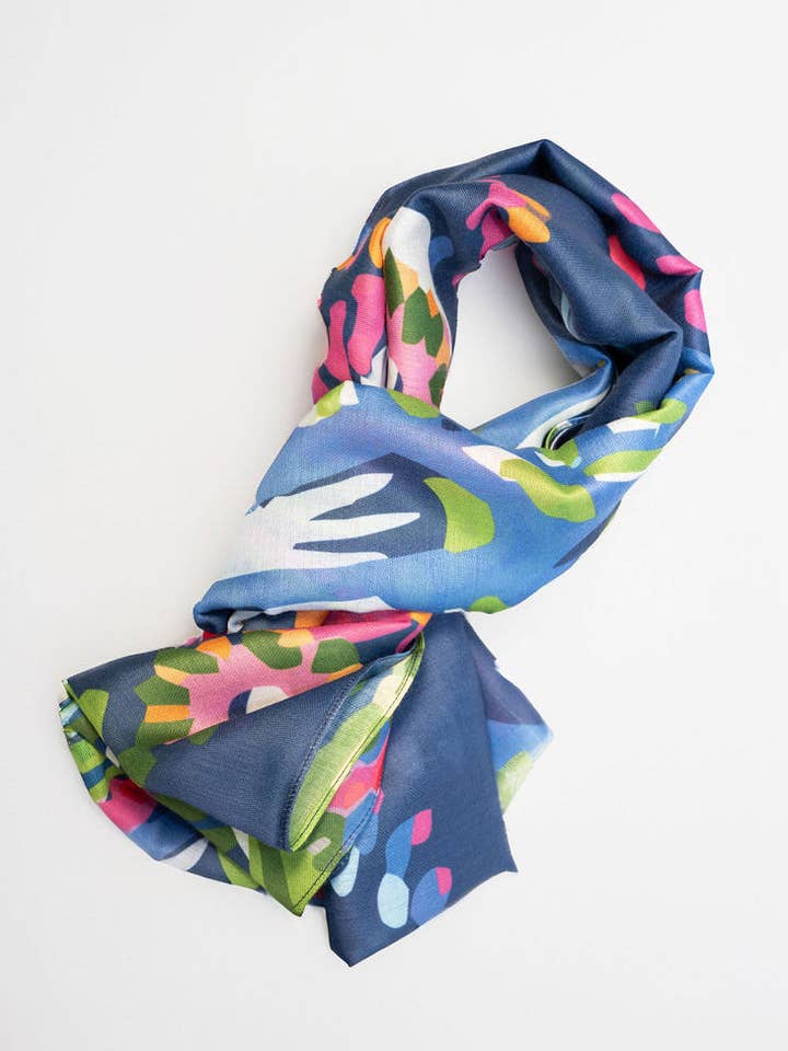 Floral Print Scarf | B02 for wholesale by Weavermill