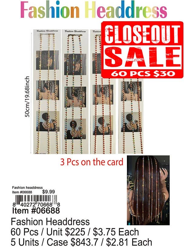 Fashion Headdress for wholesale by Puka Creations