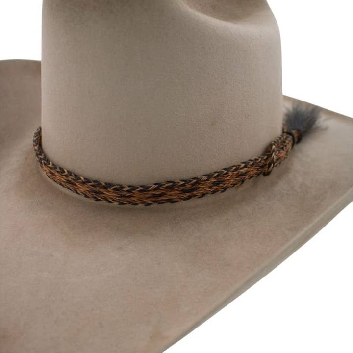 Willow Lane Hat Co. - Wholesale Hat Accessory - Women's - Horsehair Braided Single Tassel Hat Band - Sundown