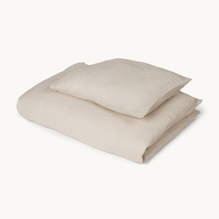 Muslin Bedding Junior Beige for wholesale by Lubilu Copenhagen