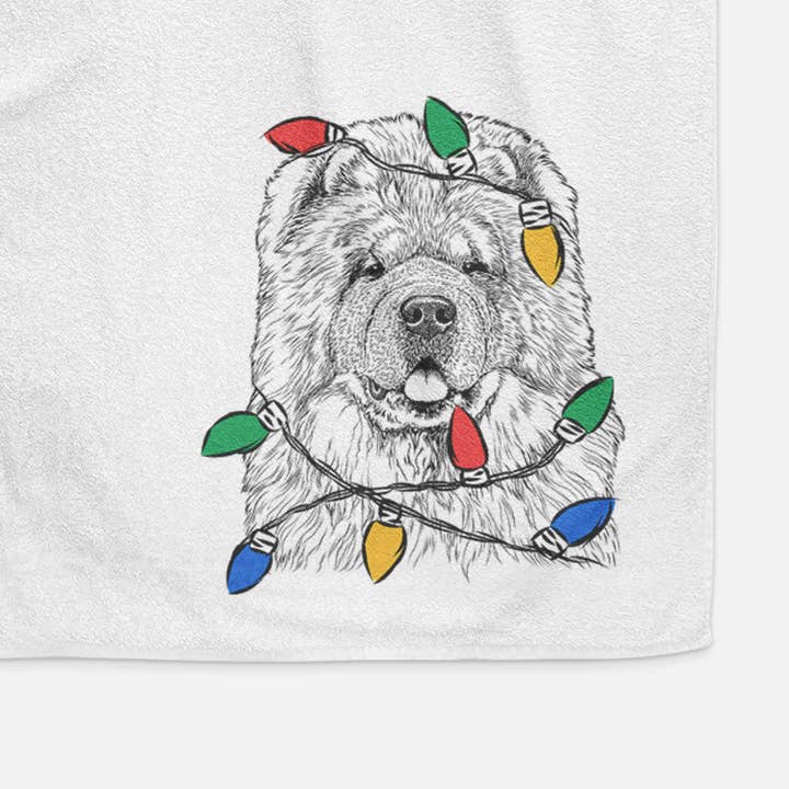 Inkopious - Wholesale Hand Towel - Baloo the Chow Chow Hand Towel4