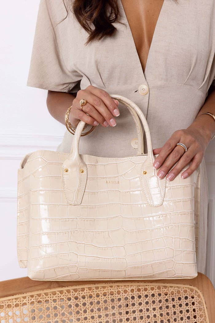 BASILE – Engroshandel Taske med håndtag – til kvinder – The Great Rosa taske23