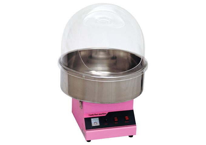 EcoQuality - Wholesale Kitchen Appliance - Cotton Candy Machine with Dome 900 watt, 120v1
