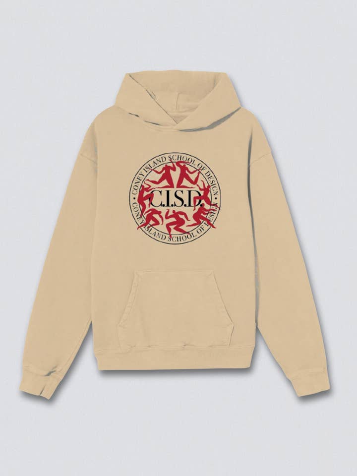 Pull à capuche de l'école de design de Coney Island pour la vente par Coney Island Picnic