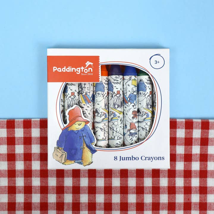 Robert Frederick Ltd - Wholesale Kleurpotloden - Kinderen en baby - Paddington Jumbo Krijtjes – Set van 8 Dikke Wasco Krijtjes voor Kinderen – Kleur- en Kunstcadeauset5