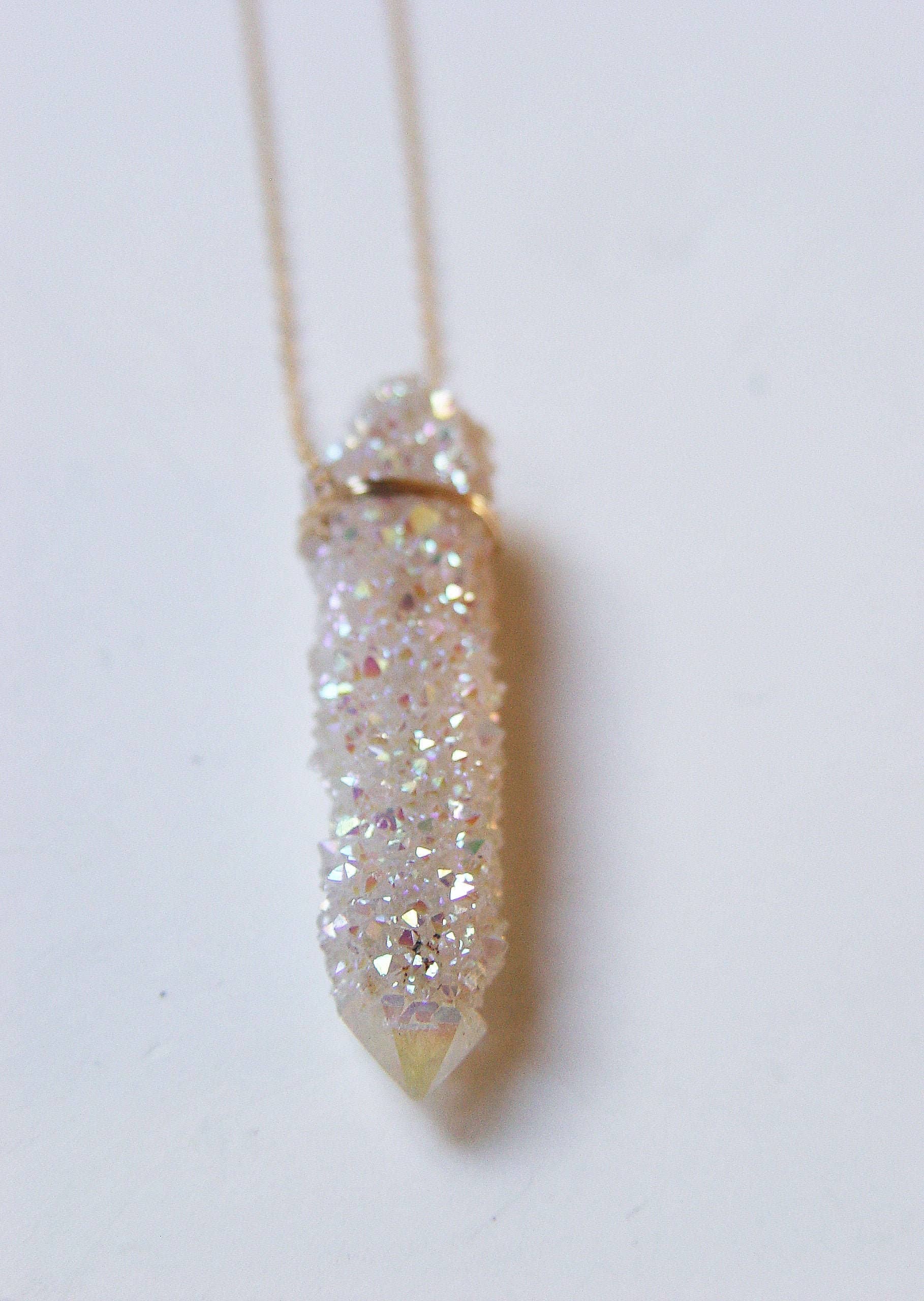 Friedasophie - Wholesale Pendant/Charm Necklace - Angel Aura Crystal Gold Necklace2