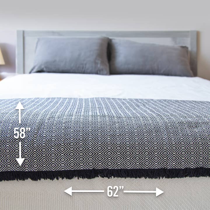 Country Cottons – wholesale Throw blanket – 100% Cotton Patterned Throw Blankets – 58″ x 62″4