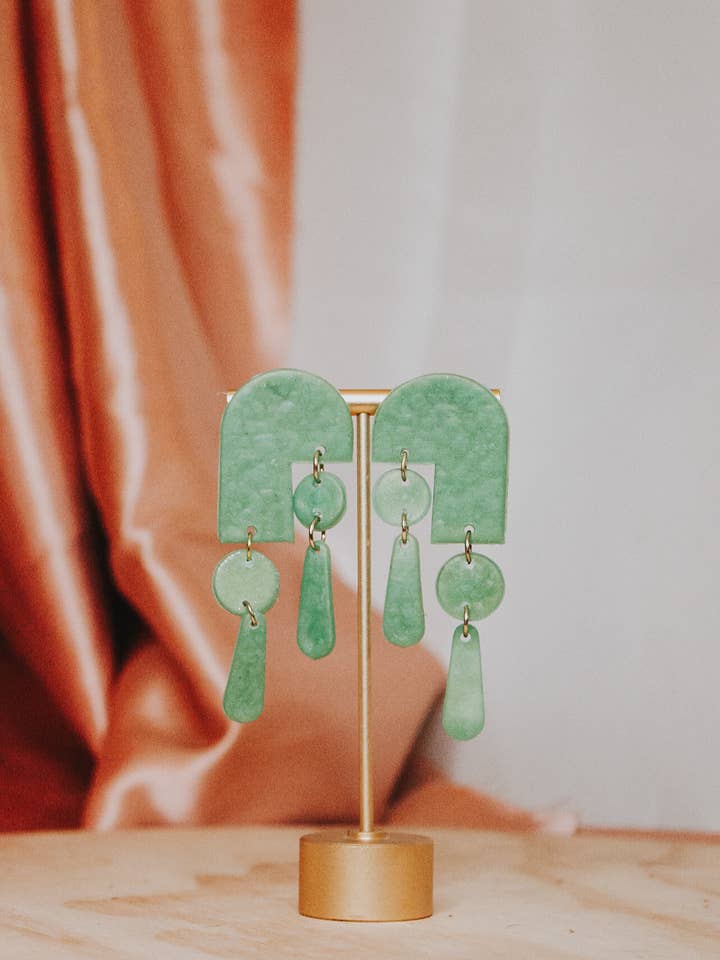 Boucle d'oreille Slime Clay pour la vente par Olive an Rose